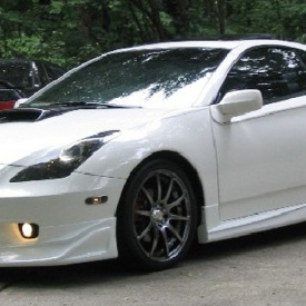 Накладка на передний бампер Visage на Toyota Celica T23