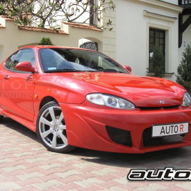 Накладки на пороги - Обвес Auto-R Cyber на Hyundai Tiburon Coupe RD