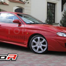 Накладки на пороги - Обвес Auto-R Cyber на Hyundai Tiburon Coupe RD