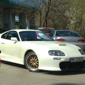 Передний бампер - обвес TRD style на Toyota Supra 80