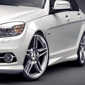 Накладки на пороги - обвес AMG Style на Mercedes C-Class W204