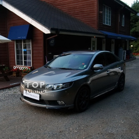 Накладка на передний бампер NEFD Lite Ver.1 на Kia Cerato 2