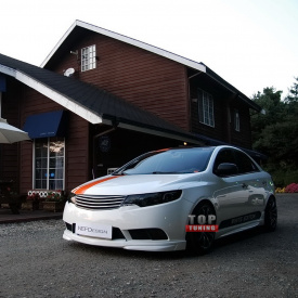 Накладка на передний бампер NEFD Lite Ver.1 на Kia Cerato 2