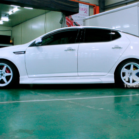 Накладка на передний бампер NEFD на Kia Optima 3 (K5)