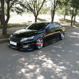 Комплект боковых порогов NEFD на Kia Optima 3 (K5)