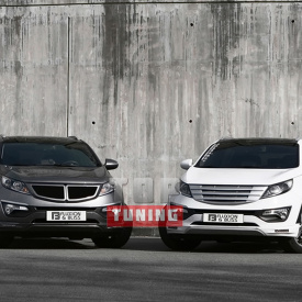 Решетка радиатора  Bliss на Kia Sportage 3 (III)