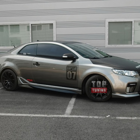 Комплект боковых порогов NEFD Design Lite на Kia Cerato 2