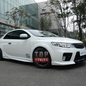 Комплект боковых порогов NEFD Design Lite на Kia Cerato 2