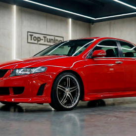 Пороги рестайлинг (стеклопластик) Обвес MGS – Тюнинг Honda Accord 7