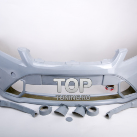 Передний бампер RIEGER RS Design рестайлинг на Ford Focus 2