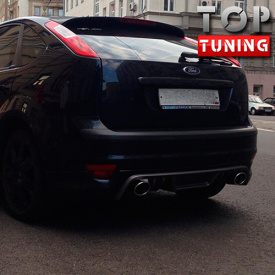 Тюнинг - Юбка на задний бампер RIEGER Sport дорестайлинг на Ford Focus 2