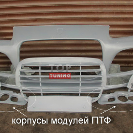 Корпусы модулей противотуманных фар Tech Art Magnum на Porsche Cayenne 955