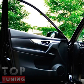 Внутренние вставки в двери TECH Design на Nissan X-Trail T32