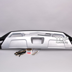 Юбка на задний бампер TECH Design 4sport на Nissan X-Trail T32