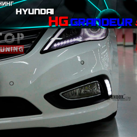 Дневные ходовые огни  Superlux на Hyundai Grandeur 5