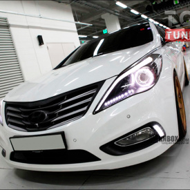 Дневные ходовые огни  Superlux на Hyundai Grandeur 5