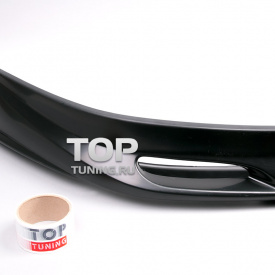 Юбка на передний бампер Zodiac ABS (ДОРЕСТАЙЛИНГ) на Mitsubishi Lancer 10 (X)