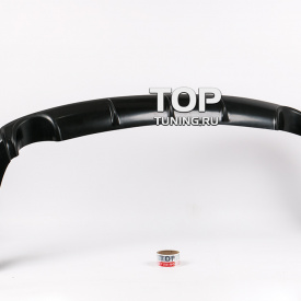 Юбка на задний бампер Zodiak - двойной выхлоп - (ABS) на Mitsubishi Lancer 10 (X)