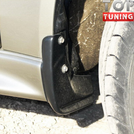 Передние брызговики на Mitsubishi Lancer 10 (X)