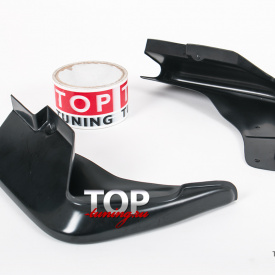 Передние брызговики на Mitsubishi Lancer 10 (X)