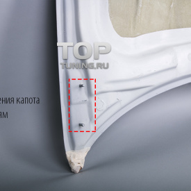 Капот Ultima с жабрами для Hyundai Tiburon Coupe 2 GK Рестайлинг (2007–2009)