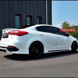 Накладка на задний бампер Zest на Kia Cerato 3