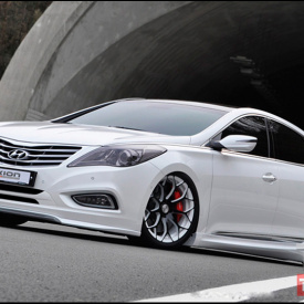 Тюнинг - Пороги IXION на Hyundai Grandeur 5