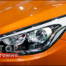 Передние фары Mobis на Hyundai ix35