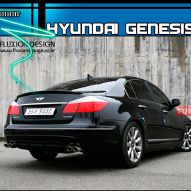 Тюнинг - Спойлер Fluxion Design на Hyundai Genesis 1
