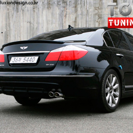 Тюнинг - Спойлер Fluxion Design на Hyundai Genesis 1