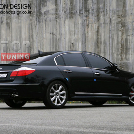 Тюнинг - Спойлер Fluxion Design на Hyundai Genesis 1