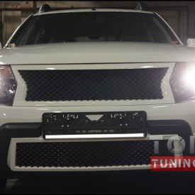 Решетка радиатора с сеткой Bentley Style – тюнинг Renault Duster 1