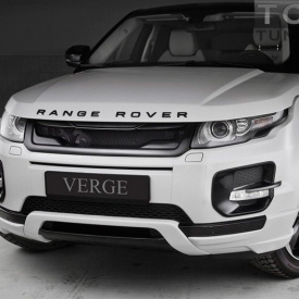 Накладки на передний бампер VERGE на Land Rover Range Rover Evoque