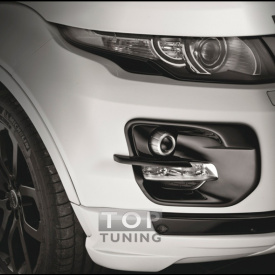Накладки на ПТФ VERGE Double Light на Land Rover Range Rover Evoque