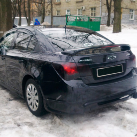 Юбка заднего бампера Xemo на Chevrolet Cruze 2
