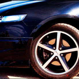 Накладка на передний бампер Mugen Lite на Honda Accord 7 (Рест)