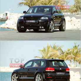 Аэродинамический обвес Je Design Widebody на VW Touareg I