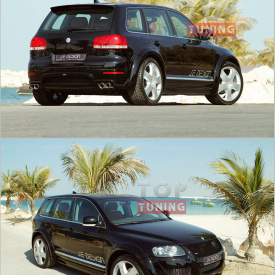 Аэродинамический обвес Je Design Widebody на VW Touareg I