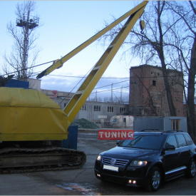 Аэродинамический обвес Je Design Widebody на VW Touareg I