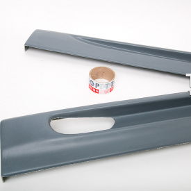 Боковые пороги Rieger на Opel Astra H 5D