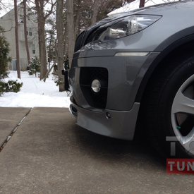 Юбка переднего бампера SRS-Tec на BMW X6 E71
