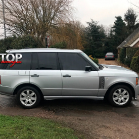 Юбка переднего бампера Overfinch на Land Rover Range Rover Vogue 3