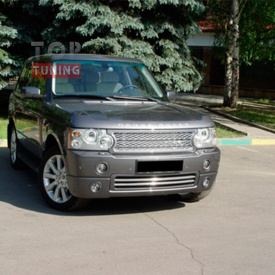 Накладка на передний бампер Zailer на Land Rover Range Rover Vogue 3