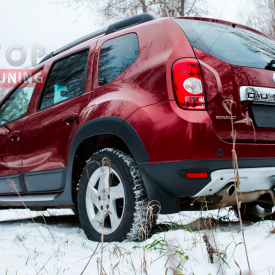 Комплект защиты бамперов на Renault Duster 1