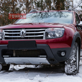 Комплект защиты бамперов на Renault Duster 1