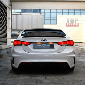Задний бампер M&S на Hyundai Elantra 5 (Avante MD)