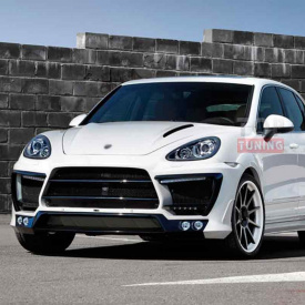 Альтернативный капот LMA на Porsche Cayenne 958