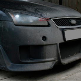 Передний бампер CarZone дорестайлинг на Ford Focus 2