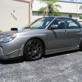 Пороги - Обвес Zero Sport на Subaru Impreza WRX GD