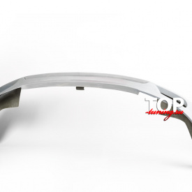 Юбка переднего бампера Zodiak (ДОРЕСТАЙЛИНГ) на Mitsubishi Lancer 10 (X)